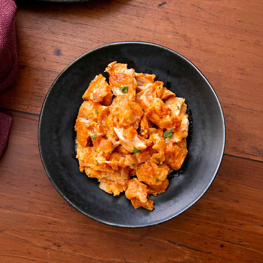 Porção de Frango Desfiado ao Molho