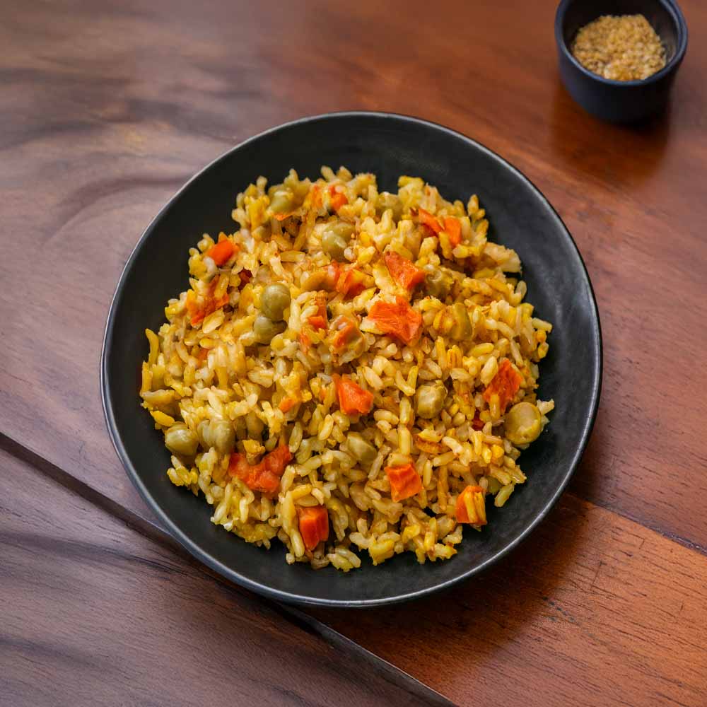 Porção de Arroz Integral à Grega